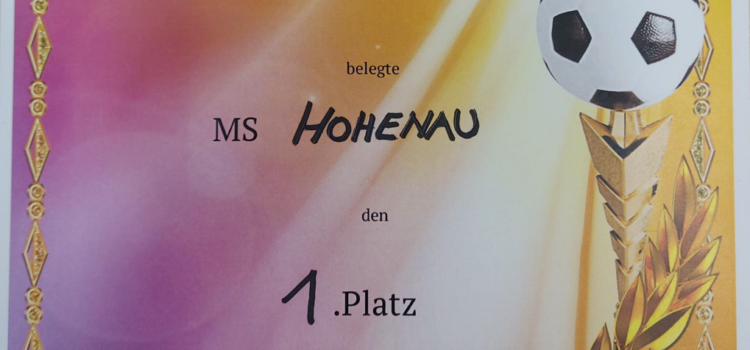 1. Platz für unser Team