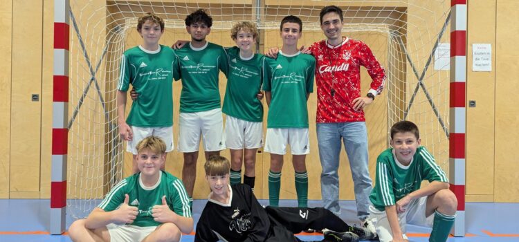 1. Platz beim U15 Fußball Hallenturnier in Zistersdorf
