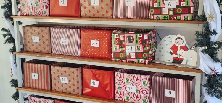 Übergabe der Spenden